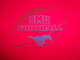 Champs NCAA Southern Methodist University SMU Mustangs Red Graphic T Shirt - XXL - £12.83 GBP