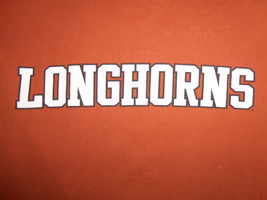 NCAA University of Texas Longhorns Football Team Orange Graphic Print T ... - £13.50 GBP