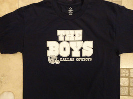 BLUE  Dallas Cowboys THE BOYS  NFL ADULT M T Shirt EXCELLENT FREE US SHI... - $18.65