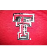 Vtg NCAA Texas Red Raiders TX Football Team Red Graphic Print Jersey Tod... - £16.91 GBP