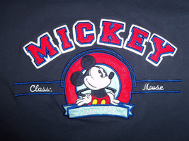 Walt Disney World Mickey Mouse &quot;Since 1928&quot; Cartoon Navy Graphic TShirt M - £13.23 GBP