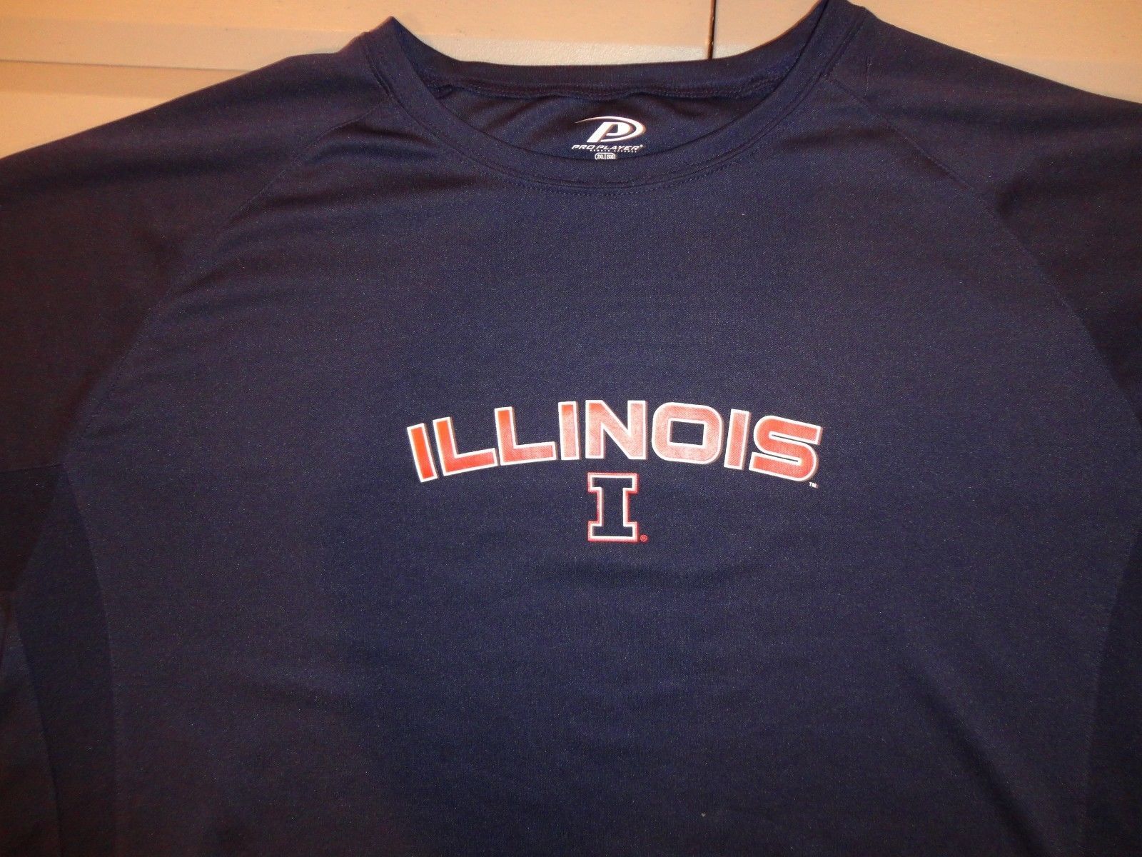 Pro Player Illinois Fighting Illini NCAA Polyester Jersey Shirt Adult 2XL Nice - $18.65