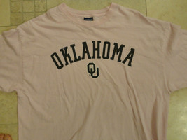 Champs Lt Pink University Of Oklahoma Ou Sooners Ncaa Xl T Shirt Nice Free Us Sh - £13.41 GBP