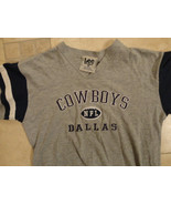 GRAY DALLAS COWBOYS  NFL EMBROIDERED  LEE SPORT SHIRT YOUTH L FREE US SH... - £18.71 GBP