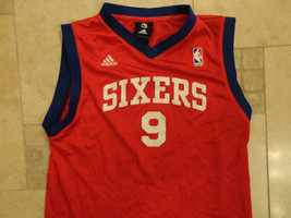 Red Philadelphia 76 Ers #9 Adidas Andre Iguodala Jersey Youth L 14 16 Free Us Sh - £13.83 GBP