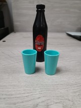 AMERICAN GIRL Chrissa&#39;s Party Cups x2 and Cola Bottle Pretend Food Replacement - £5.87 GBP