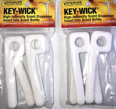 Wildlife Research Center #375 Key Wicks,2 Pk Of 4 Scent Wicks=8 Total-NEW-SHIP24 - £7.80 GBP