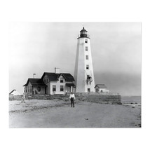 1940 Lynde Point Lighthouse Old Saybrook Connecticut Photo Print Poster Wall Art - £13.36 GBP+