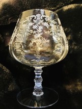 Crystal Clear Fostoria Navarre Brandy Inhaler Glass 5½&quot; Stamped - £66.15 GBP