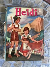 Rare 1944 Heidi Johanna Spyri Hardcover Book Whitman Illustrated Cover Shepherd - £10.45 GBP