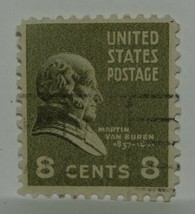 Vintage Stamps America American Usa 8 C Cent Presidential Van Buren X1 B35 - £1.37 GBP