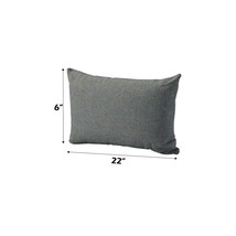 Rajni Patio Pillow (1Pc), Gray Fabric - $67.00
