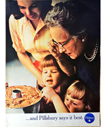 Pillsbury Cake Mix Family Grandma Grandkids Color -1965 Vintage Print Ad - €8,08 EUR