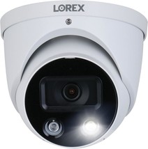 Lorex 4K Ultra Hd Poe Outdoor Metal Dome Add-On Security Camera –, Siren... - £98.05 GBP