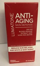New Lumatone ANTI-AGING Skin Defense Blood Orange Extract Biotin - 30 Softgels - $14.73