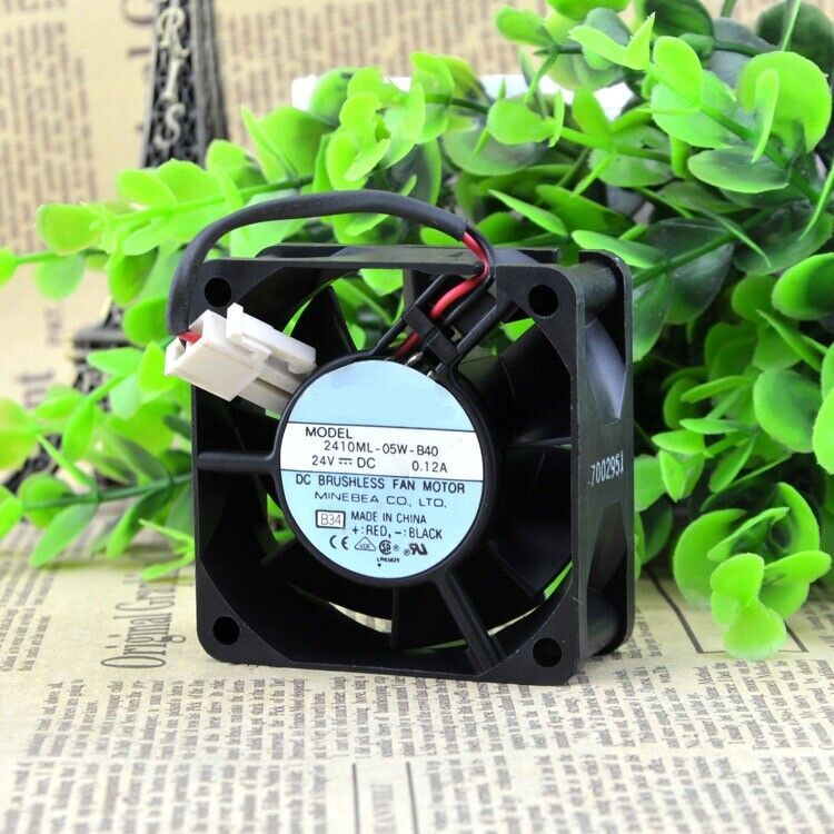 For NMB 2410ML-05W-B40 6025 24V 0.12A Frequency Converter Cooling fan 2Pin - $7.90