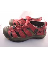 KEEN Youth Newport H2 Sandals Rose Red Gargoyle Waterproof Outdoor Shoes Youth 4 - $25.99