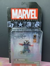 Marvel Infinite Series Rocket Raccoon Figure with Groot, 3.75&quot; NIP Hasbr... - $12.86