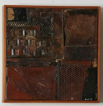 Assortiment Media Collage Par Père Bill Moore sur Toile 12 X 12 IN Cadre... - $3,007.17 CAD