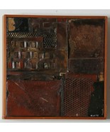 Assortiment Media Collage Par Père Bill Moore sur Toile 12 X 12 IN Cadre... - $3,013.52 CAD