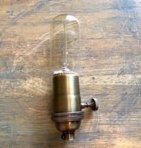 T14 &quot;Radio&quot; Style Light Bulb, 40w Tubular Vintage Edison Style Spiral Filament - £4.75 GBP