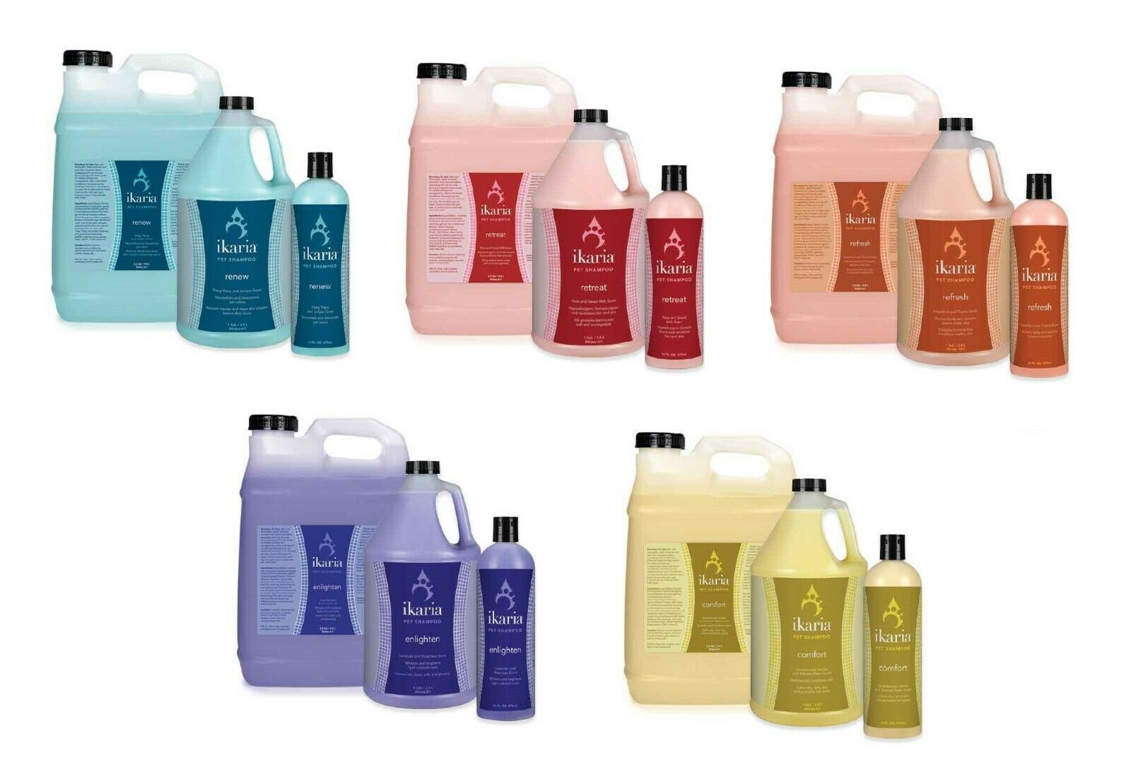 Professional Dog Shampoo Comforting Calming Fresh Scent Choose Size and ... - $21.67+