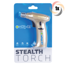 1x Torch Whip-It! Stealth Gold Butane Lightweight Torch | Adjustable Flame - £24.60 GBP