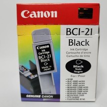 Canon BCI-21 Black Ink Cartridge Sealed New OPEN BOX - $4.93