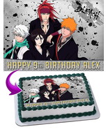 Bleach Anime - Edible Cake Topper - 11.7 x 17.5 Inches 1/2 Sheet rectangular - $532.69 MXN