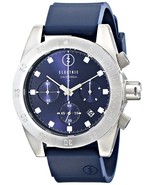 Electric Men&#39;s EW0030030011 DW01 Stainless Steel Watch with Navy Rubber ... - £154.49 GBP