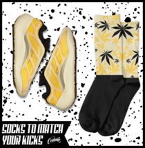 LEAF Socks for Y 700 V3 Mono Safflower Yellow Butter Natural Shirt 350 5... - $20.69