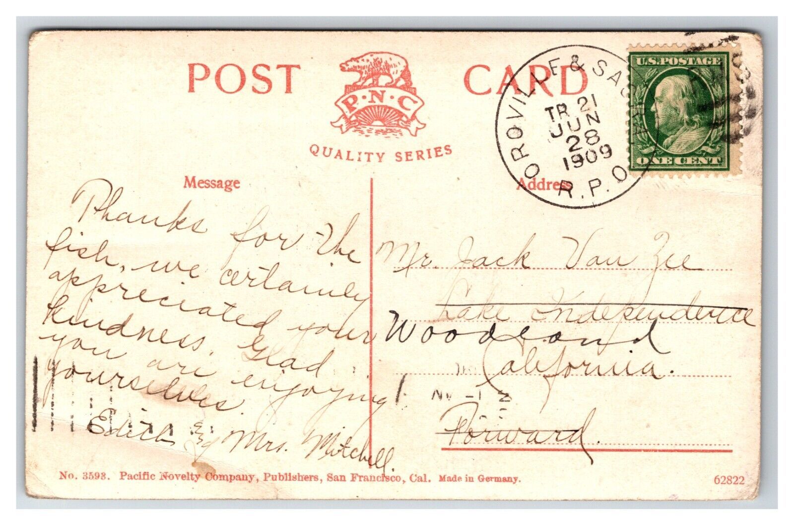 Happy Isles Merced River Yosemite Valley California CA 1908  DB Postcard W4 Item image 2