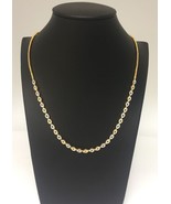 22K Gold Bi-Colour Cluster Necklace &amp; Drop Earrings &amp; Matching Bracelet ... - $3,055.51
