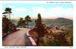Wildcat Point Lookout Mountain Denver Mountain Parks Colorado Postcard - £7.74 GBP