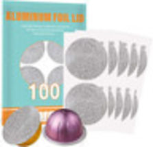 Aluminum Foil Lids to Reuse Coffee Pods Compatible with Nespresso Vertuo... - $26.60