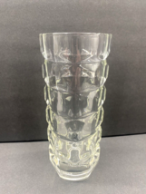 Vintage 70’s Luminarc Crystal Square Vase Made in France 7&quot; Tall - £15.91 GBP