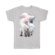 Polar Bears : Gift T-Shirt Wildlife Wild Animal Winter Bear Photography Cute Wal - £19.97 GBP