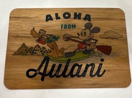 Aloha From Aulani Wooden Postcard  New - £10.15 GBP