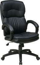 Office Star Executive Chair With High Back, Thick Padded Contour Seat An... - $238.97