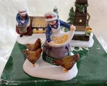 Dept 56 Dickens Village 12 Days of Christmas &quot;Three French Hens&quot; Retired... - $22.72