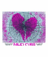 Miley Cyrus Poster Icona Pop Silkscreen Signed Numbered March 16 - $366.14 CAD
