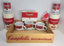 Lot of 10 -Vintage Campbell Soup Mugs/Bowls /Collectibles /Memorabilia  - $79.15