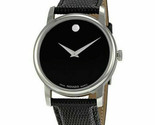 Movado 2100002 Museum Black Stainless Steel Men&#39;s Watch - £179.91 GBP
