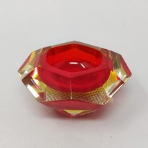 1960s Astonishing Red Ashtray or Vide Poche Designed By Flavio Poli for ... - £287.76 GBP