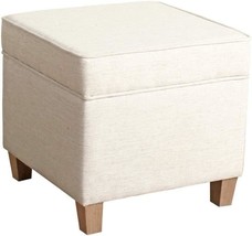 Homepop Home Decor | K7342-F2067 | Traditional Sq\. Storage Ottoman With - $87.97