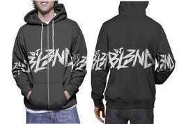 DJ Blend Bl3nd House Cool Techno Dubstep  Mens Graphic Pullover Hooded H... - £27.34 GBP+