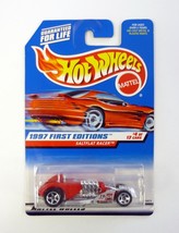 Hot Wheels Saltflat Racer #520 First Editions 4 of 12 Red Die-Cast Car 1997 - £1.26 GBP