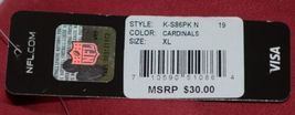 Team Apparel K S86PK NFL Licensed Arizona Cardinals Youth XL Red Hoodie image 6