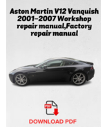 Aston Martin V12 Vanquish2001,2002,2003,2004,2005,2006,2007 Workshop rep... - €15,41 EUR