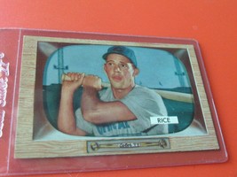 1955 Bowman # 52 Hal Rice Chicago Nm / Mint Or Better !! - £149.64 GBP